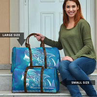 Kuri Dog Waka New Zealand Matariki Travel Bag Ocean Sharks Maori Tattoo LT14 - Polynesian Pride