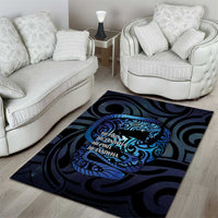 Tuna Eel New Zealand Matariki Area Rug He Piko He Taniwha Maori Pattern LT14 - Polynesian Pride