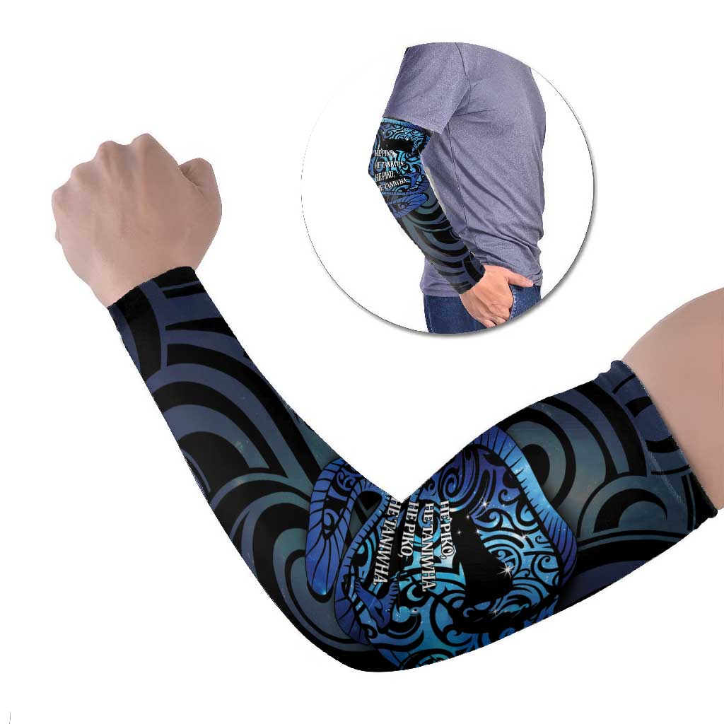 Tuna Eel New Zealand Matariki Arm Sleeves He Piko He Taniwha Maori Pattern