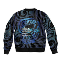 Tuna Eel New Zealand Matariki Bomber Jacket He Piko He Taniwha Maori Pattern