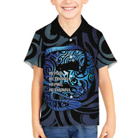 Tuna Eel New Zealand Matariki Family Matching Mermaid Dress and Hawaiian Shirt He Piko He Taniwha Maori Pattern