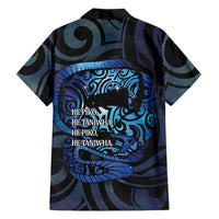 Tuna Eel New Zealand Matariki Family Matching Off The Shoulder Long Sleeve Dress and Hawaiian Shirt He Piko He Taniwha Maori Pattern