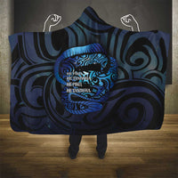 Tuna Eel New Zealand Matariki Hooded Blanket He Piko He Taniwha Maori Pattern
