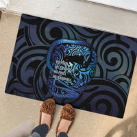 Tuna Eel New Zealand Matariki Rubber Doormat He Piko He Taniwha Maori Pattern LT14 - Polynesian Pride