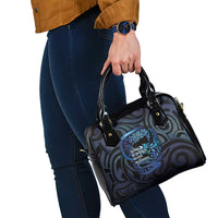 Tuna Eel New Zealand Matariki Shoulder Handbag He Piko He Taniwha Maori Pattern LT14 - Polynesian Pride