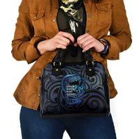 Tuna Eel New Zealand Matariki Shoulder Handbag He Piko He Taniwha Maori Pattern LT14 - Polynesian Pride