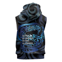 Tuna Eel New Zealand Matariki Sleeveless Hoodie He Piko He Taniwha Maori Pattern LT14 - Polynesian Pride