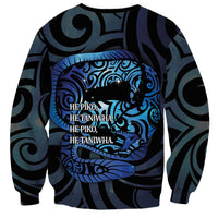 Tuna Eel New Zealand Matariki Sweatshirt He Piko He Taniwha Maori Pattern