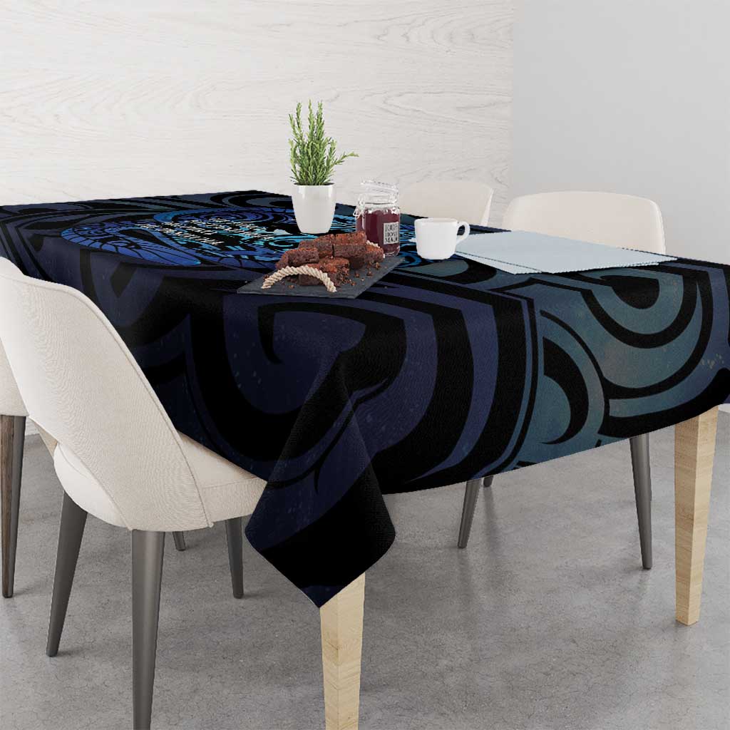 Tuna Eel New Zealand Matariki Tablecloth He Piko He Taniwha Maori Pattern