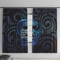 Tuna Eel New Zealand Matariki Window Curtain He Piko He Taniwha Maori Pattern