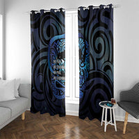 Tuna Eel New Zealand Matariki Window Curtain He Piko He Taniwha Maori Pattern