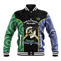 Personalised South Sea Islanders National Recognition Day Baseball Jacket Australia Aboriginal Vanuatu Pig Tusk