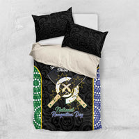 Personalised South Sea Islanders National Recognition Day Bedding Set Australia Aboriginal Vanuatu Pig Tusk