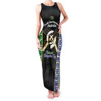 Personalised South Sea Islanders National Recognition Day Family Matching Tank Maxi Dress and Hawaiian Shirt Australia Aboriginal Vanuatu Pig Tusk