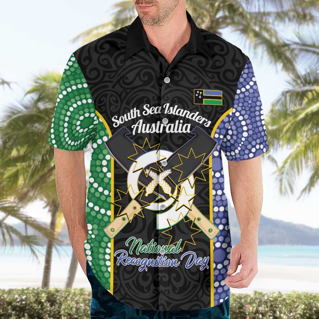 Personalised South Sea Islanders National Recognition Day Hawaiian Shirt Australia Aboriginal Vanuatu Pig Tusk