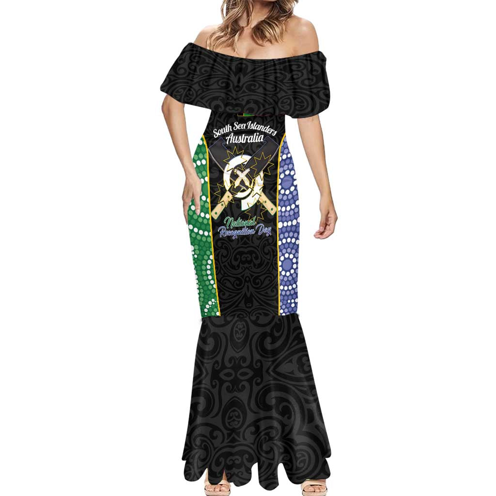 Personalised South Sea Islanders National Recognition Day Mermaid Dress Australia Aboriginal Vanuatu Pig Tusk