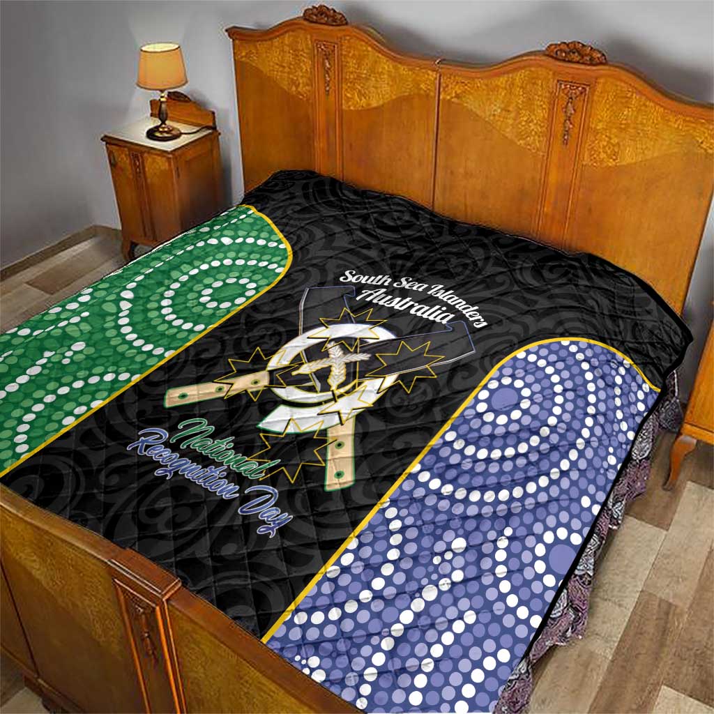 Personalised South Sea Islanders National Recognition Day Quilt Australia Aboriginal Vanuatu Pig Tusk