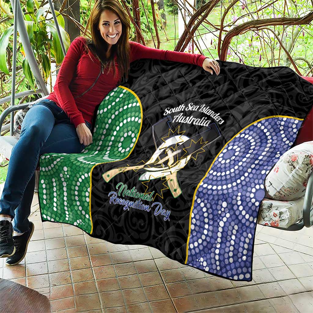 Personalised South Sea Islanders National Recognition Day Quilt Australia Aboriginal Vanuatu Pig Tusk