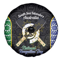 Personalised South Sea Islanders National Recognition Day Spare Tire Cover Australia Aboriginal Vanuatu Pig Tusk