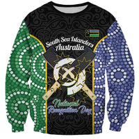 Personalised South Sea Islanders National Recognition Day Sweatshirt Australia Aboriginal Vanuatu Pig Tusk