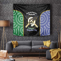 Personalised South Sea Islanders National Recognition Day Tapestry Australia Aboriginal Vanuatu Pig Tusk