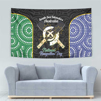 Personalised South Sea Islanders National Recognition Day Tapestry Australia Aboriginal Vanuatu Pig Tusk