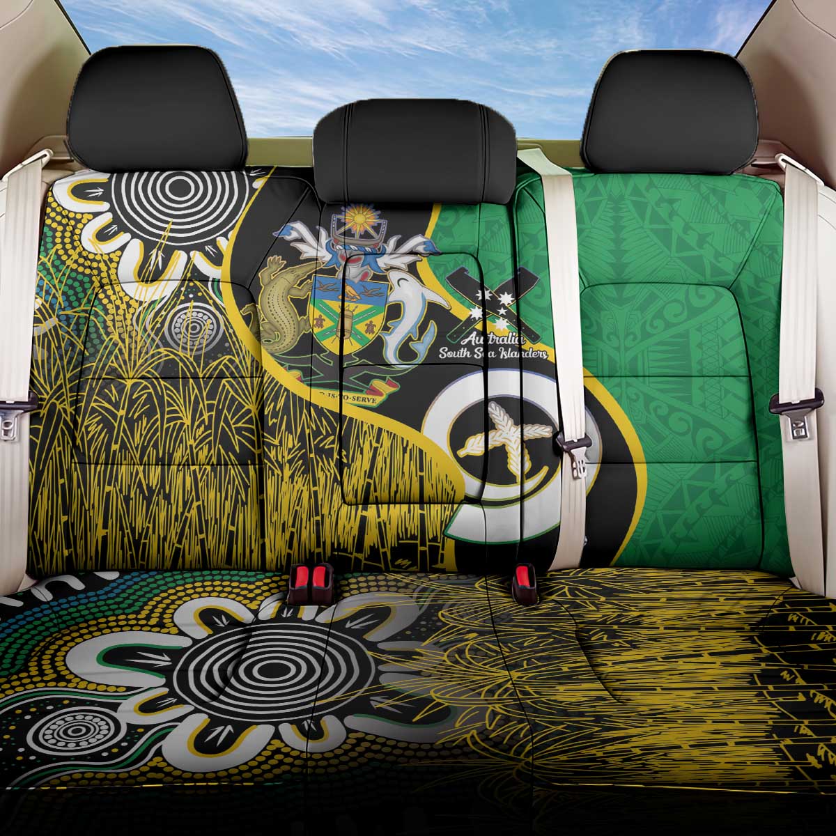 Australian South Sea Islanders National Recognition Day Back Car Seat Cover Solomon Islands And Vanuatu Culture
