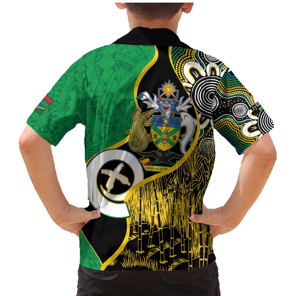 Australian South Sea Islanders National Recognition Day Family Matching Mermaid Dress and Hawaiian Shirt Solomon Islands And Vanuatu Culture