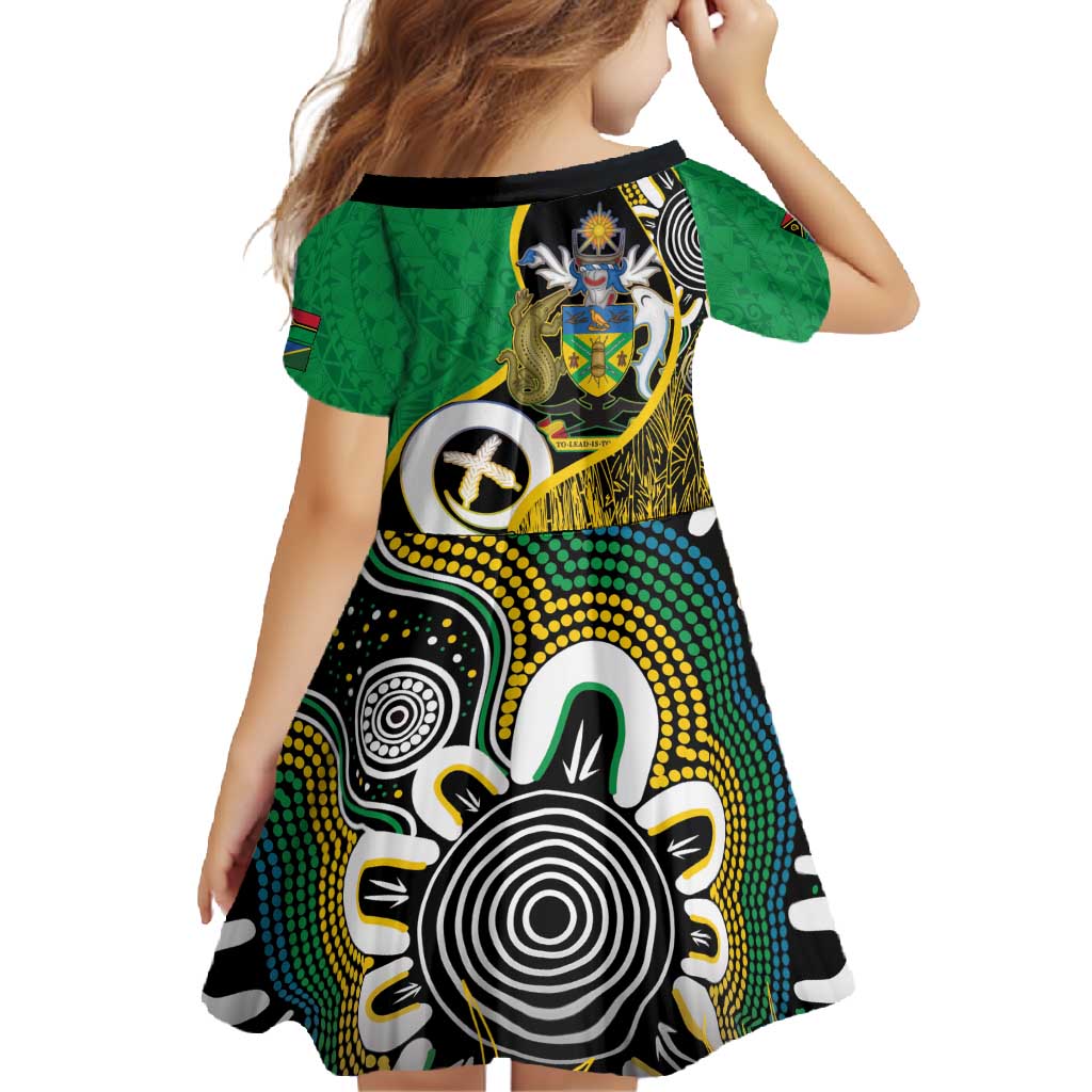 Australian South Sea Islanders National Recognition Day Family Matching Off Shoulder Maxi Dress and Hawaiian Shirt Solomon Islands And Vanuatu Culture