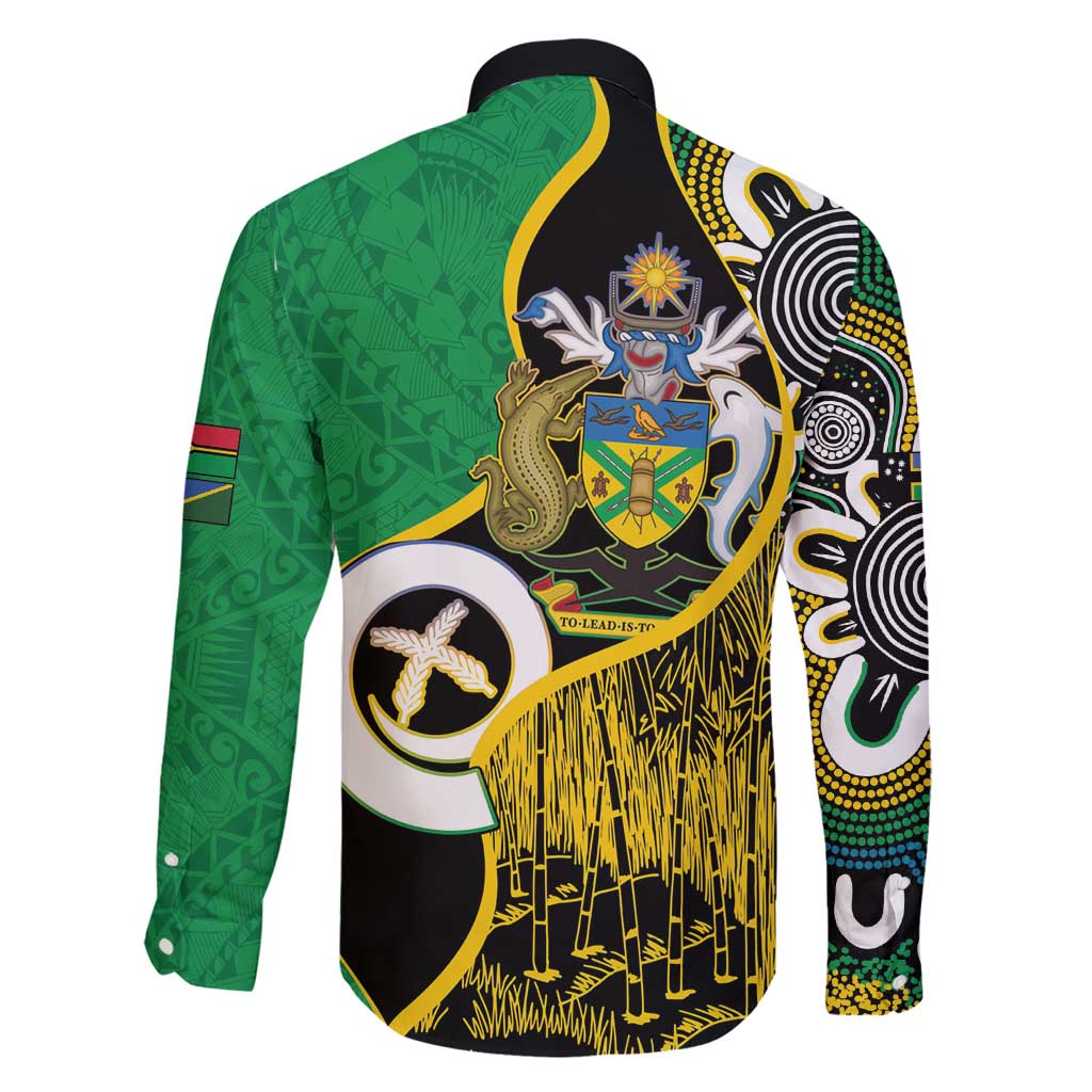 Australian South Sea Islanders National Recognition Day Family Matching Off Shoulder Short Dress and Hawaiian Shirt Solomon Islands And Vanuatu Culture