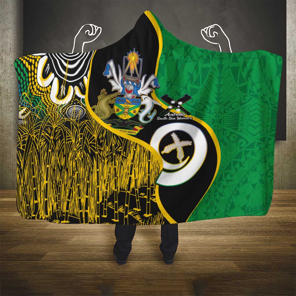 Australian South Sea Islanders National Recognition Day Hooded Blanket Solomon Islands And Vanuatu Culture