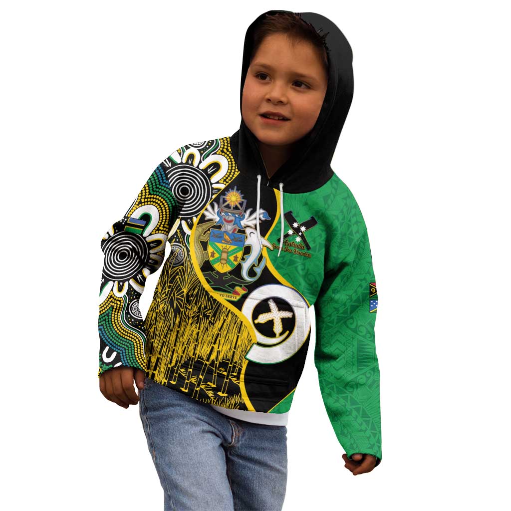 Australian South Sea Islanders National Recognition Day Kid Hoodie Solomon Islands And Vanuatu Culture