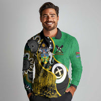 Australian South Sea Islanders National Recognition Day Long Sleeve Polo Shirt Solomon Islands And Vanuatu Culture