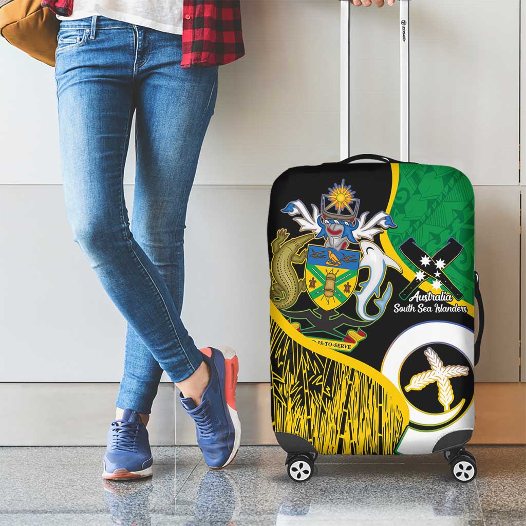 Australian South Sea Islanders National Recognition Day Luggage Cover Solomon Islands And Vanuatu Culture
