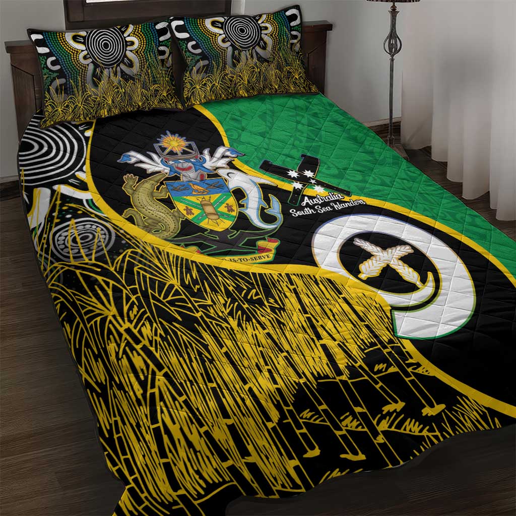 Australian South Sea Islanders National Recognition Day Quilt Bed Set Solomon Islands And Vanuatu Culture