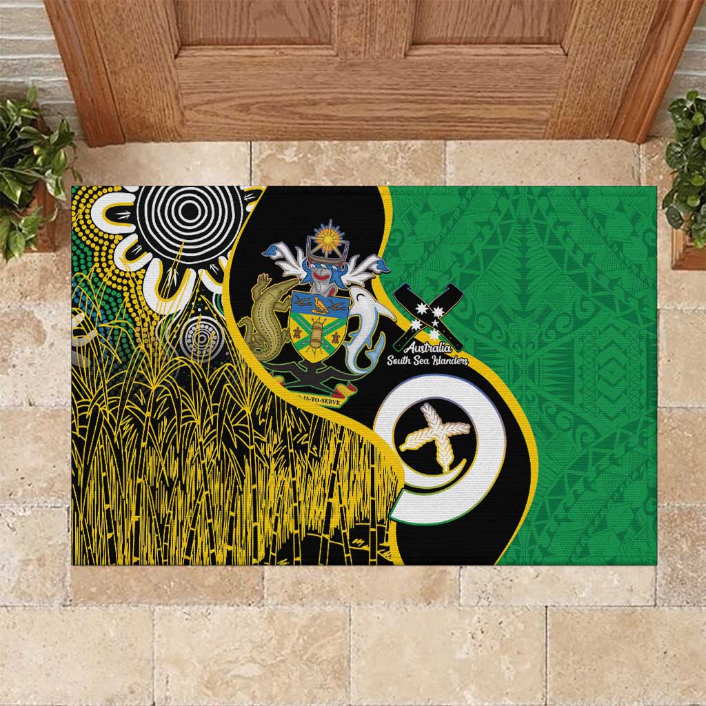Australian South Sea Islanders National Recognition Day Rubber Doormat Solomon Islands And Vanuatu Culture