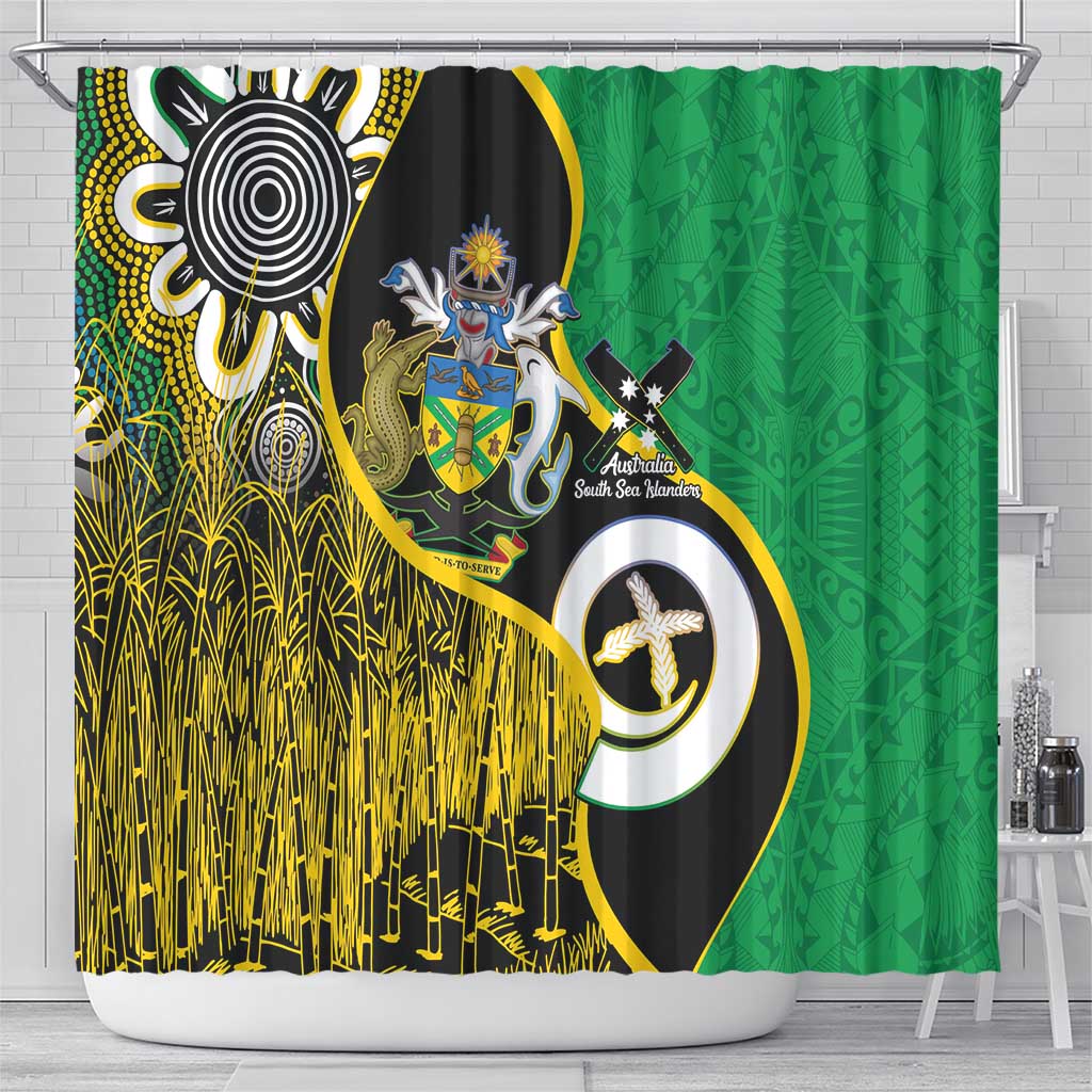 Australian South Sea Islanders National Recognition Day Shower Curtain Solomon Islands And Vanuatu Culture