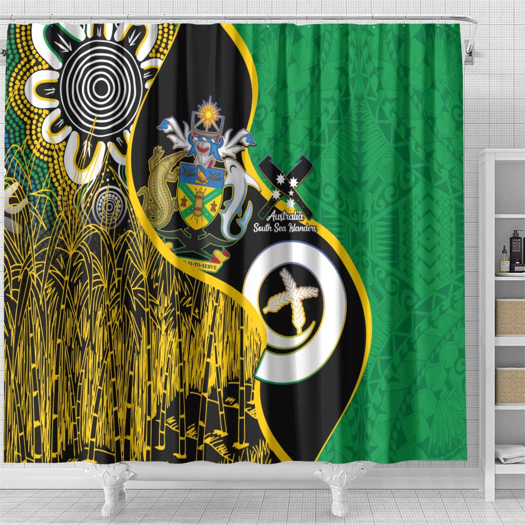 Australian South Sea Islanders National Recognition Day Shower Curtain Solomon Islands And Vanuatu Culture