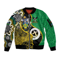 Australian South Sea Islanders National Recognition Day Sleeve Zip Bomber Jacket Solomon Islands And Vanuatu Culture