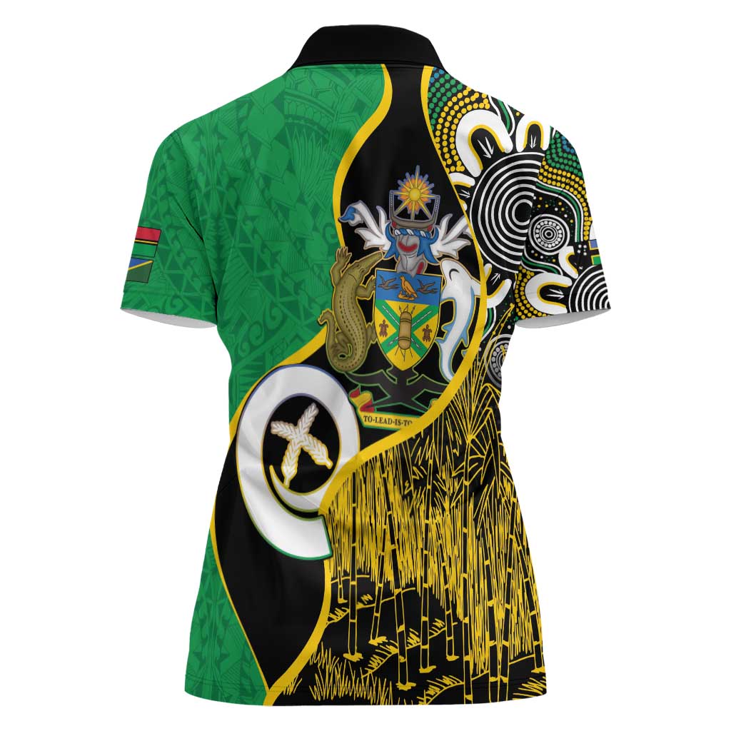 Australian South Sea Islanders National Recognition Day Women Polo Shirt Solomon Islands And Vanuatu Culture