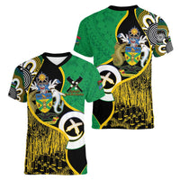 Australian South Sea Islanders National Recognition Day Women V-Neck T-Shirt Solomon Islands And Vanuatu Culture