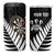 Personalised New Zealand Darts 4 in 1 Can Cooler Tumbler Silver Fern Aotearoa Maori Pattern - Polynesian Pride