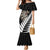 Personalised New Zealand Darts Family Matching Mermaid Dress and Hawaiian Shirt Silver Fern Aotearoa Maori Pattern - Polynesian Pride