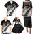 Personalised New Zealand Darts Family Matching Puletasi and Hawaiian Shirt Silver Fern Aotearoa Maori Pattern - Polynesian Pride