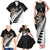 Personalised New Zealand Darts Family Matching Tank Maxi Dress and Hawaiian Shirt Silver Fern Aotearoa Maori Pattern - Polynesian Pride