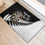 Personalised New Zealand Darts Rubber Doormat Silver Fern Aotearoa Maori Pattern - Polynesian Pride