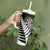 Personalised New Zealand Darts Tumbler With Handle Silver Fern Aotearoa Maori Pattern - Polynesian Pride