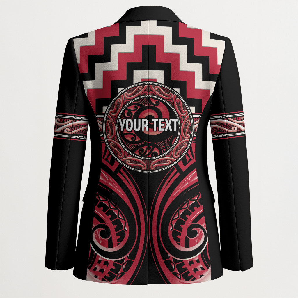 Aotearoa Ngai Te Rangi Personalised Blazer Maori Iwi Poutama Puhoro Tattoo LT14 - Polynesian Pride