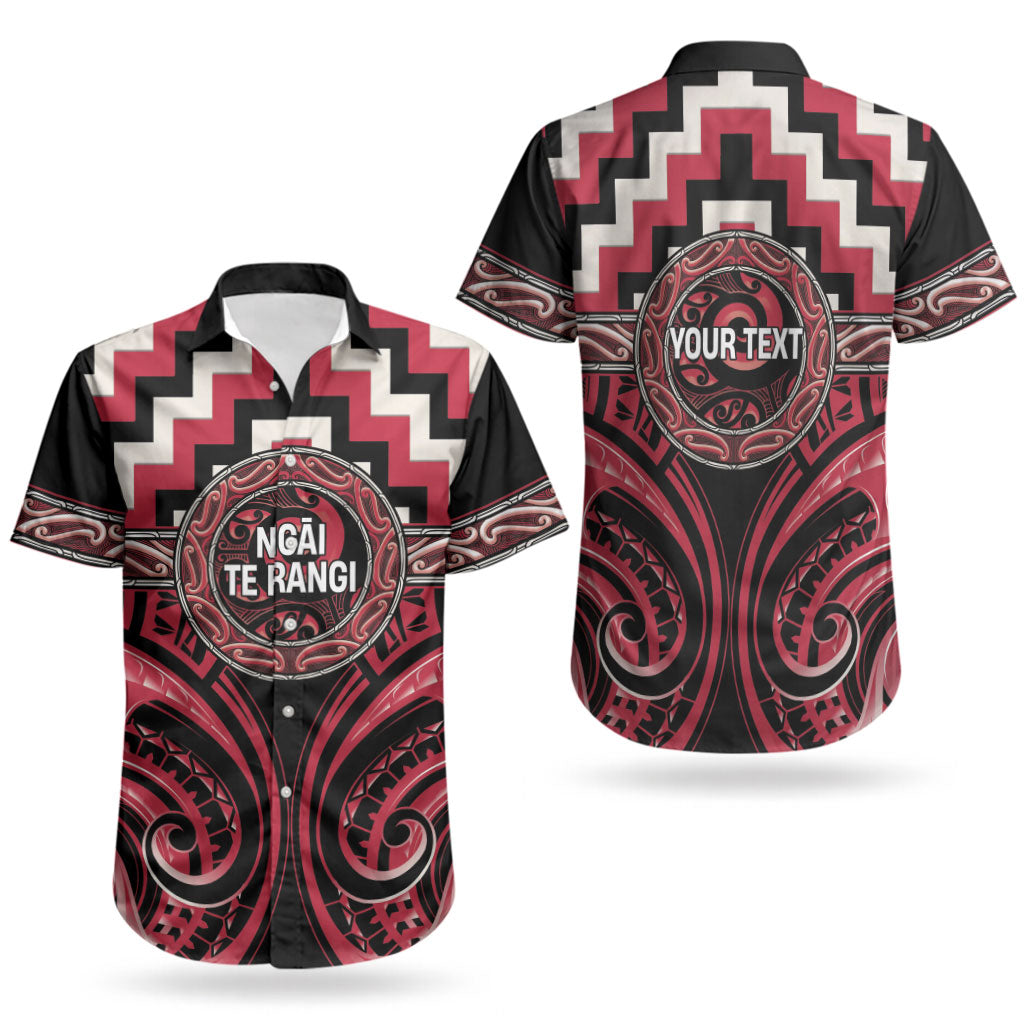Aotearoa Ngai Te Rangi Personalised Couples Matching Tank Maxi Dress and Hawaiian Shirt Maori Iwi Poutama Puhoro Tattoo LT14 - Polynesian Pride