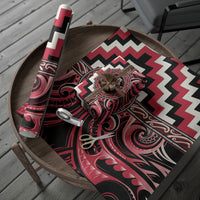 Aotearoa Ngai Te Rangi Wrapping Paper Maori Iwi Poutama Puhoro Tattoo LT14 - Polynesian Pride